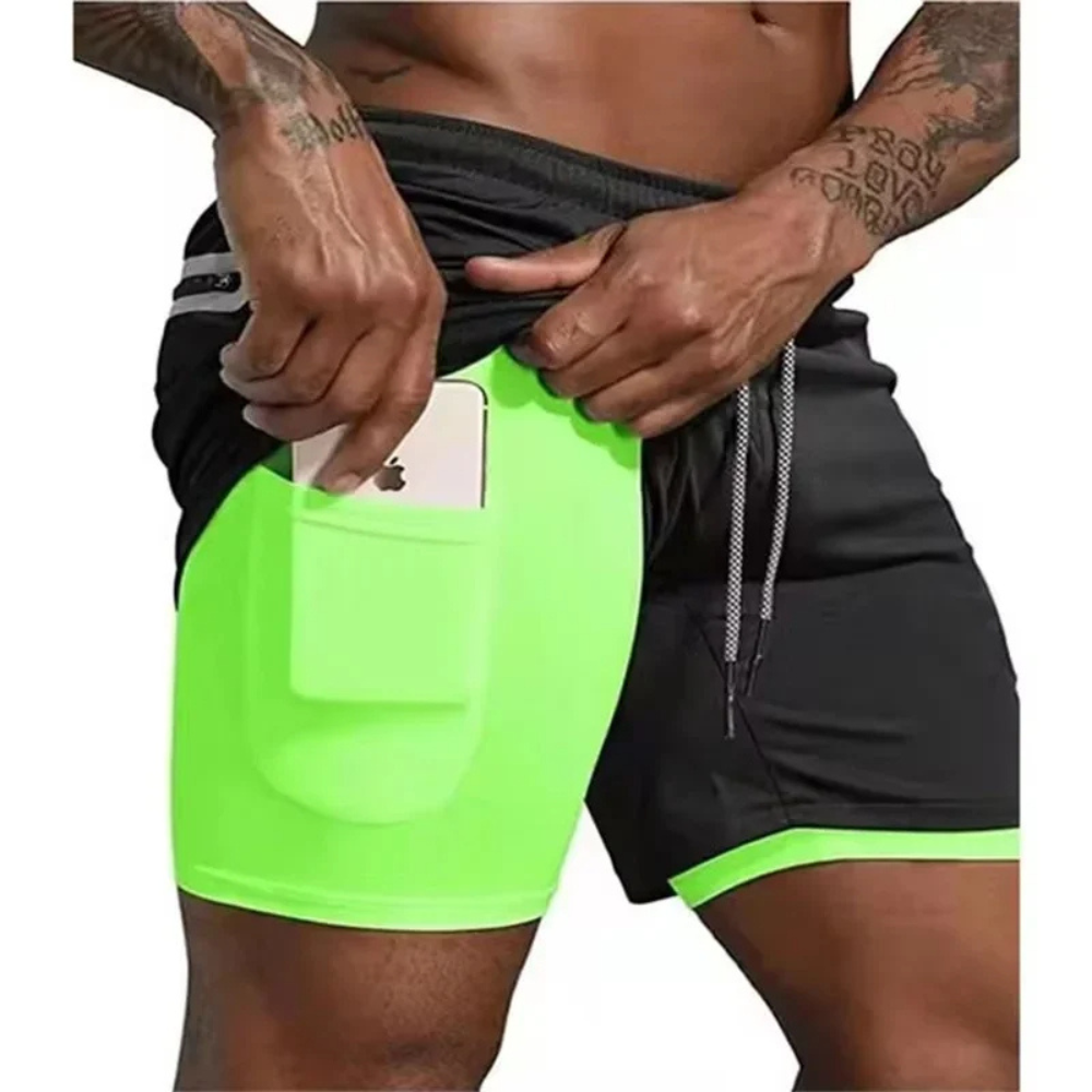 Men's 2-in-1 Sport Shorts – Designed for Performance and Comfort