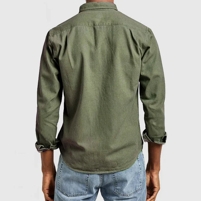 Men's Casual Button-Up Shirt