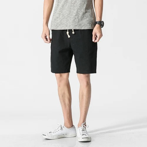 Men's Casual Summer Shorts with Tunnel Train Design