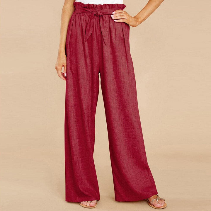 Women's Elegant High-Waisted Wide Leg Pants