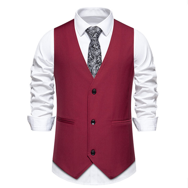 Men's Tailored Formal Vest for Refined Style