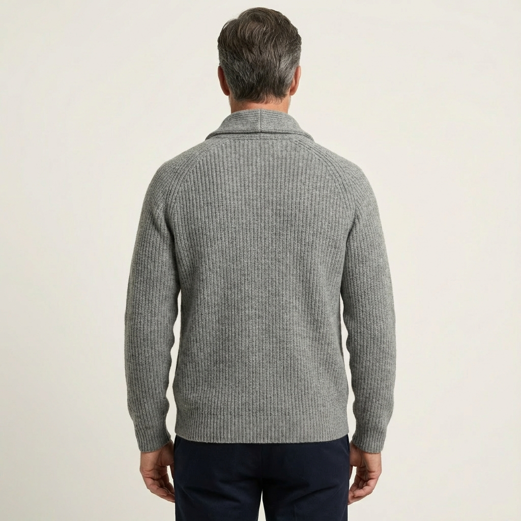 Men's Ribbed Wool Vest