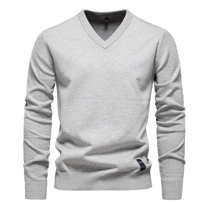 Men's Classic V-neck T-shirt for Everyday Wear