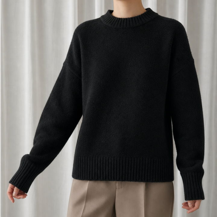 Women's Soft Mock Neck Sweater