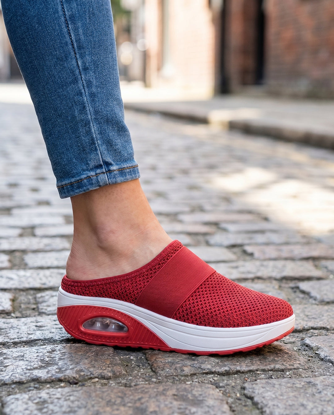 Leah | Women's Stylish Mesh Slip-On Clogs