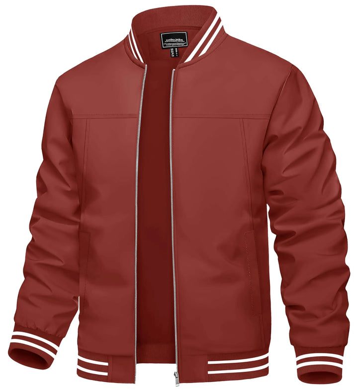 Men's Lightweight Full Zip Windbreaker Jacket