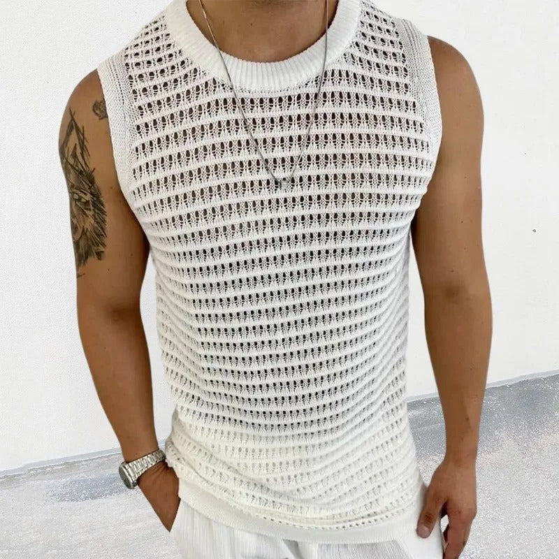 Men's Small Mesh Summer Top