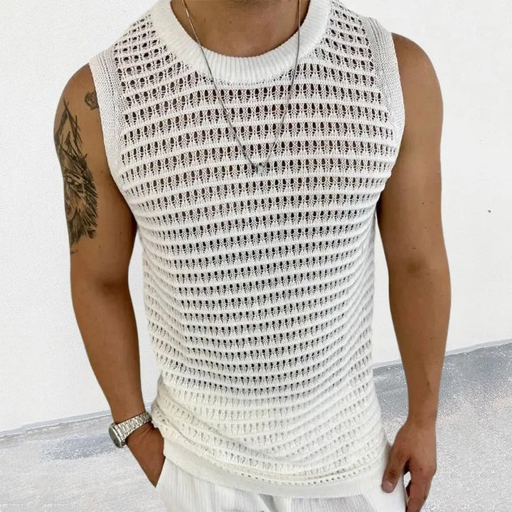 Men's Small Mesh Summer Top