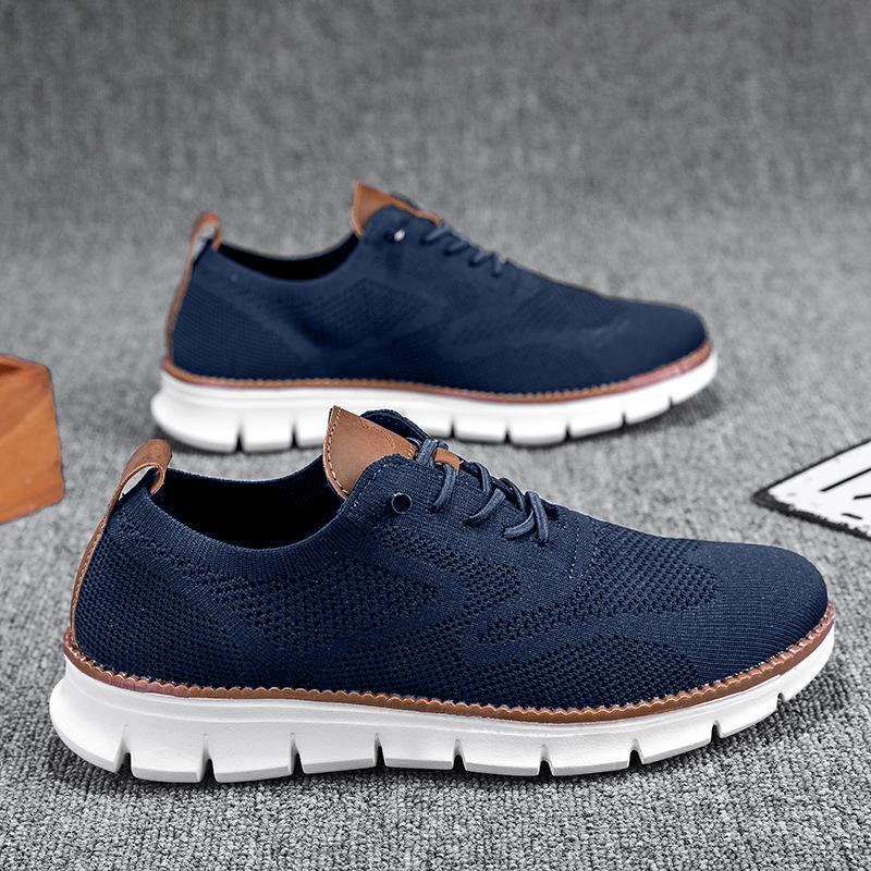 Men's Blue Urban Comfort Sneakers for All-Day Wear