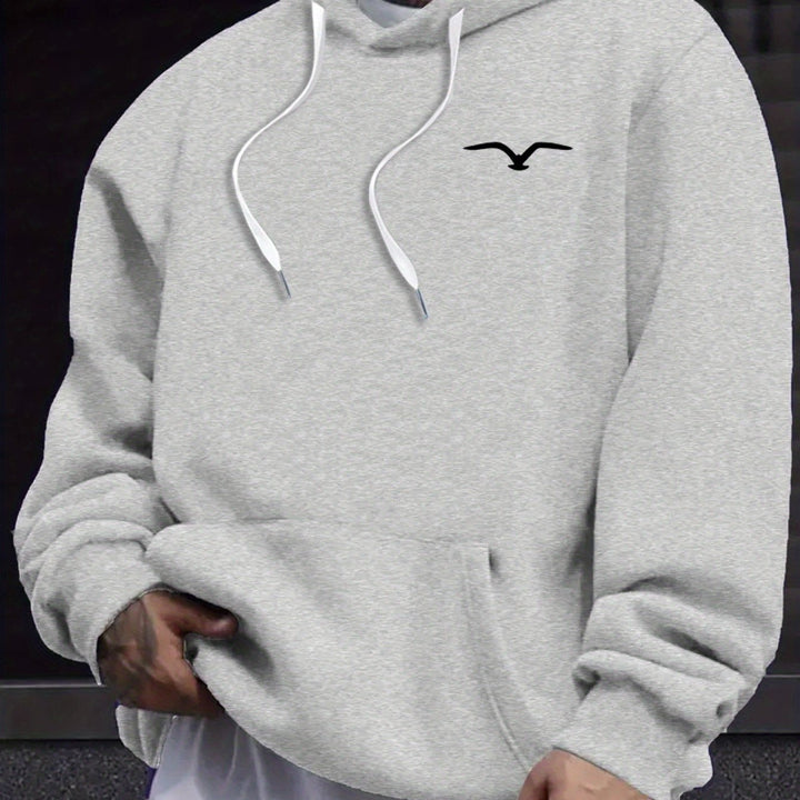 Men's Casual Cozy Long Sleeve Hooded Sweatshirt for Autumn Winter
