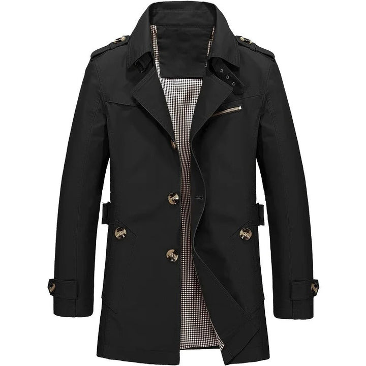 Men's Classic Trench Coat for Stylish and Timeless Fashion