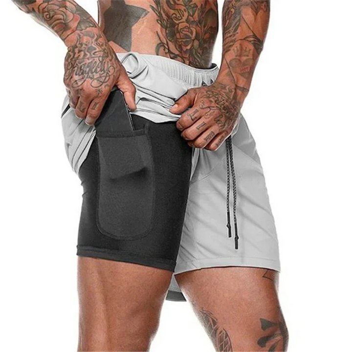 Men's 2-in-1 Sport Shorts – Designed for Performance and Comfort