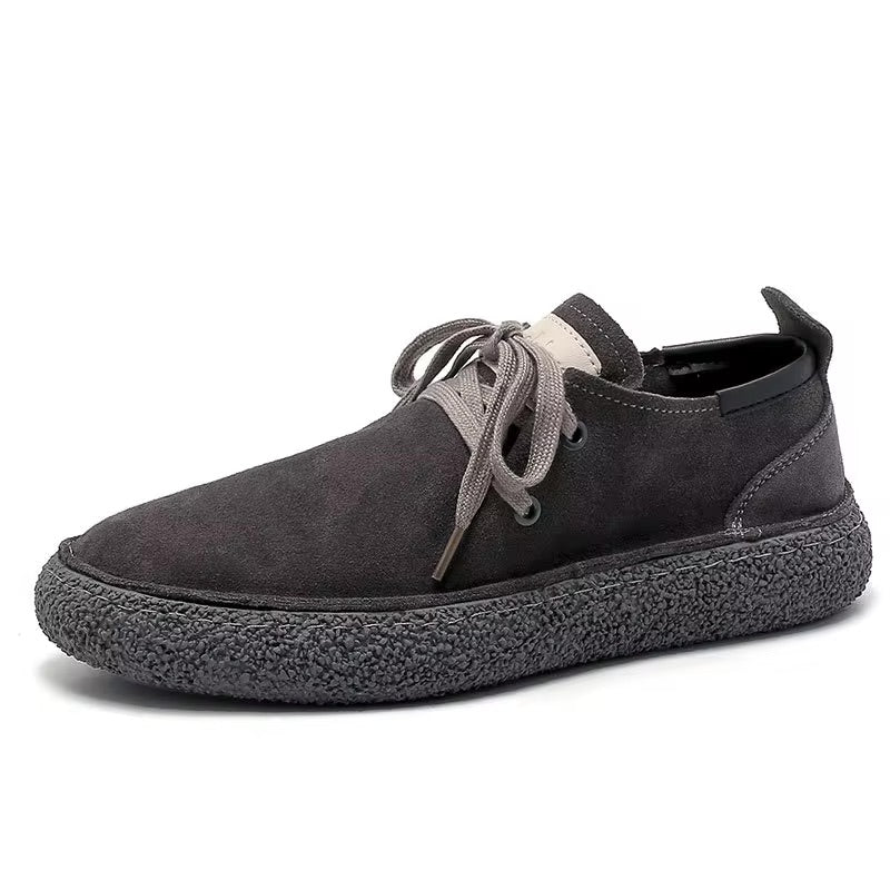 Men's Suede Lace-Up Shoes for Stylish Comfort and Versatility