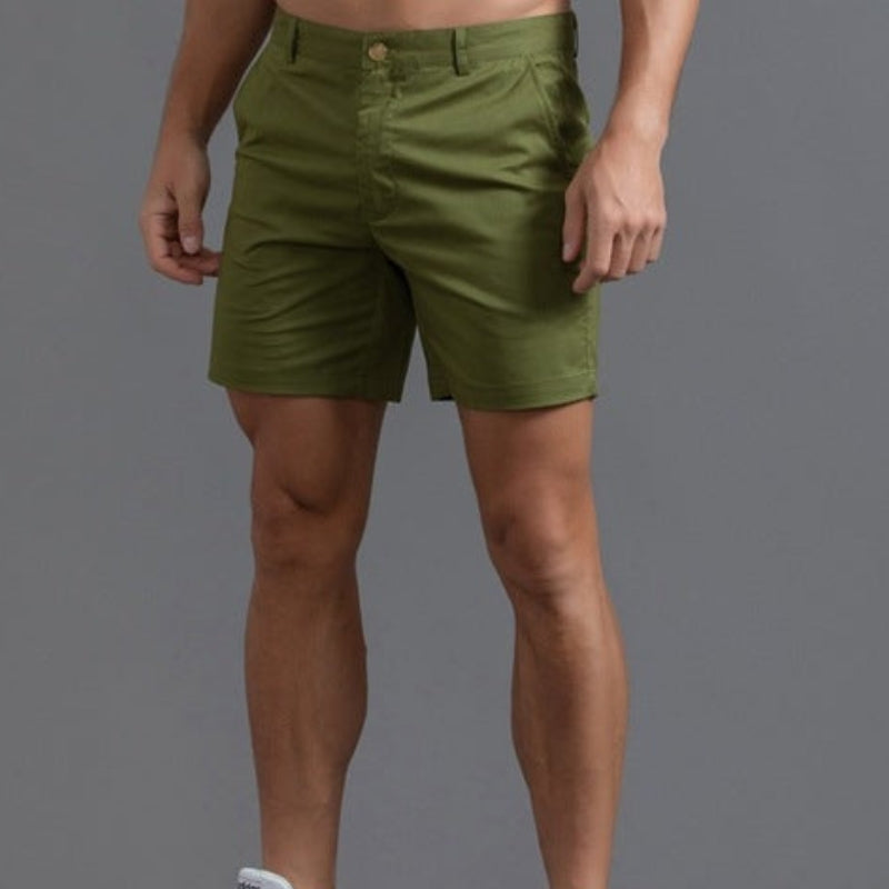 Liam | Men's Breathable Cotton Chino Shorts