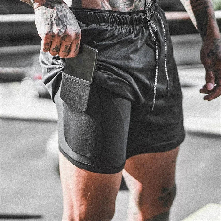 Men's 2-in-1 Sport Shorts – Designed for Performance and Comfort