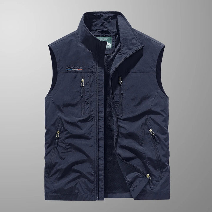 Men's Lightweight Multi-Pocket Vest for Comfort and Style