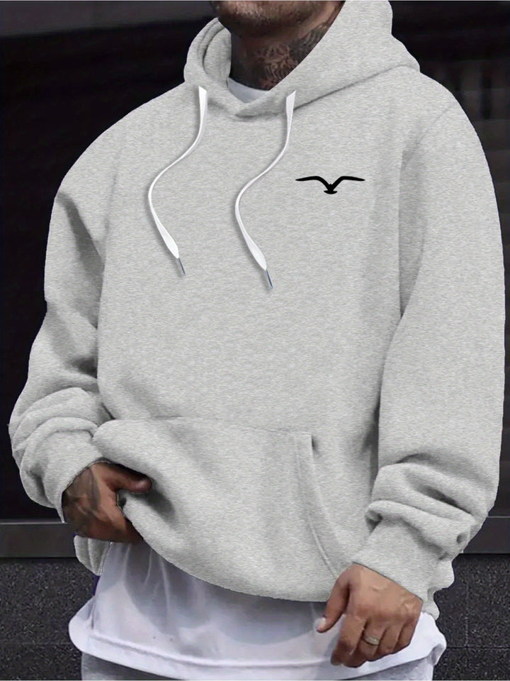Men's Casual Cozy Long Sleeve Hooded Sweatshirt for Autumn Winter