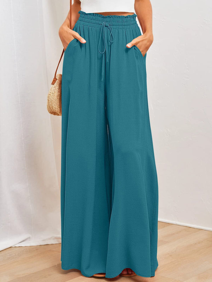 Women's Breezy Summer Wide Leg Palazzo Pants