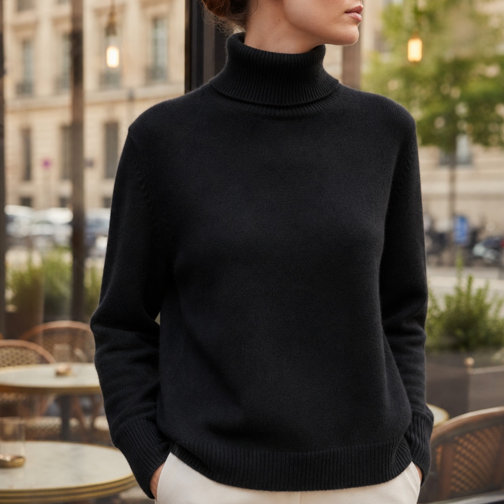 Women's Oversized Turtleneck Sweater