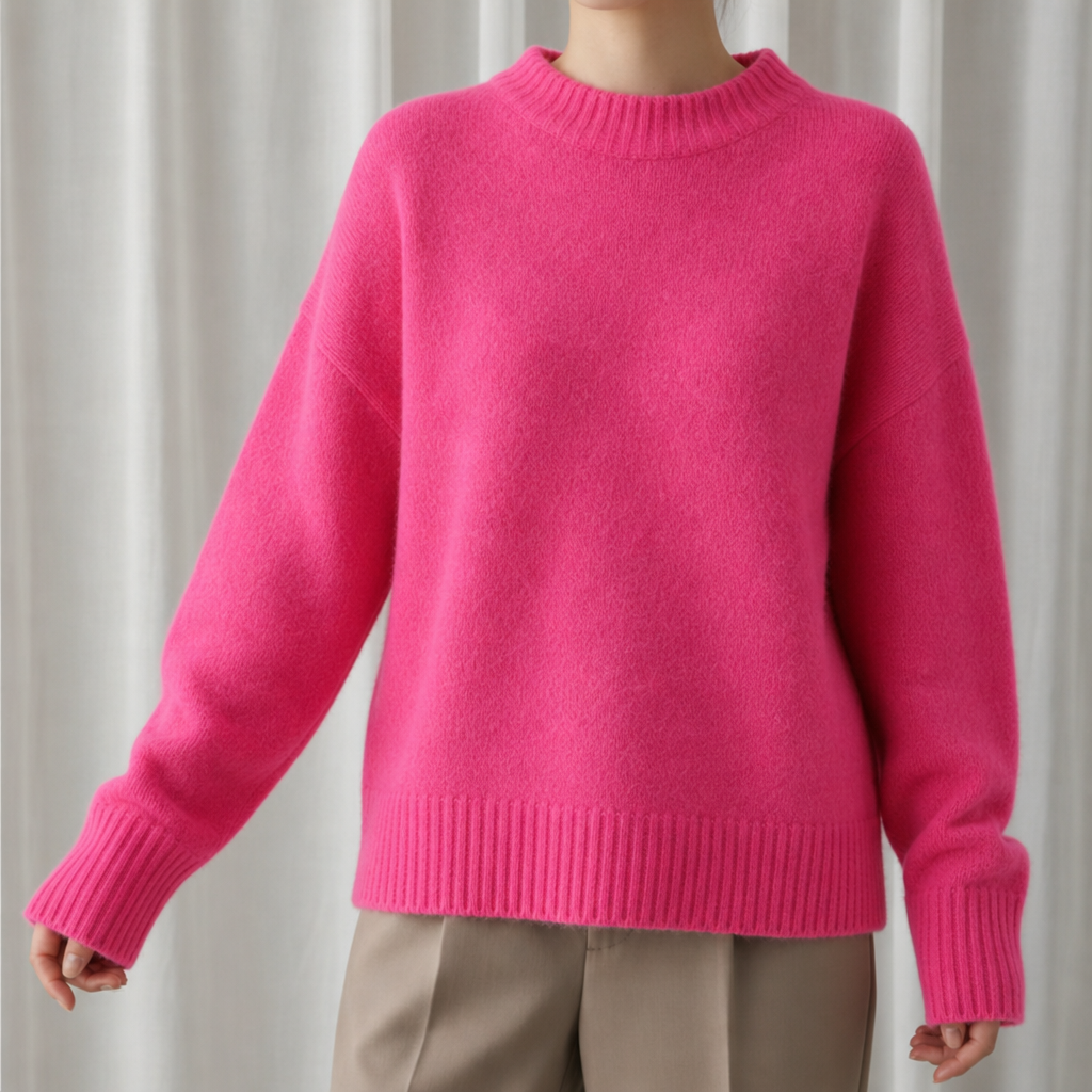 Women's Soft Mock Neck Sweater