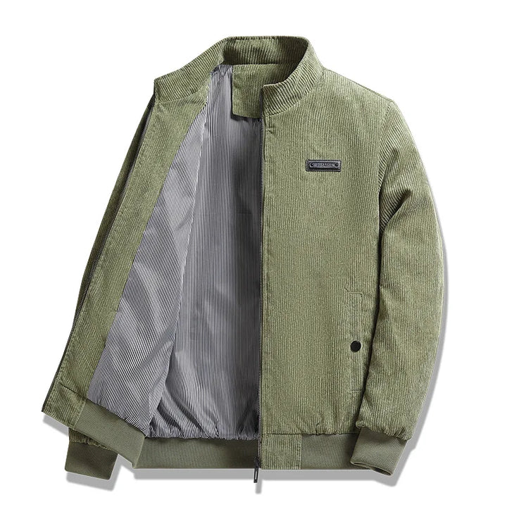 Men's Lightweight Casual Corduroy Cotton-Padded Work Jacket