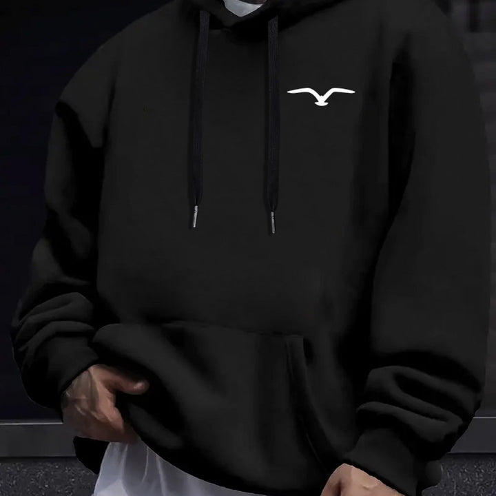 Men's Casual Cozy Long Sleeve Hooded Sweatshirt for Autumn Winter