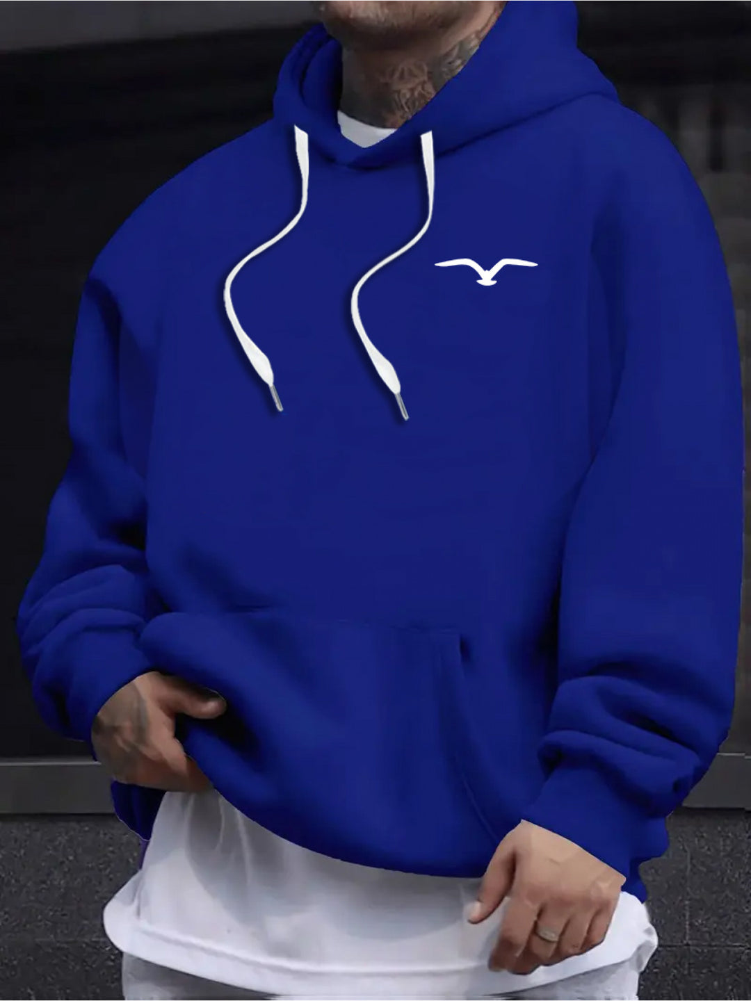 Men's Casual Cozy Long Sleeve Hooded Sweatshirt for Autumn Winter