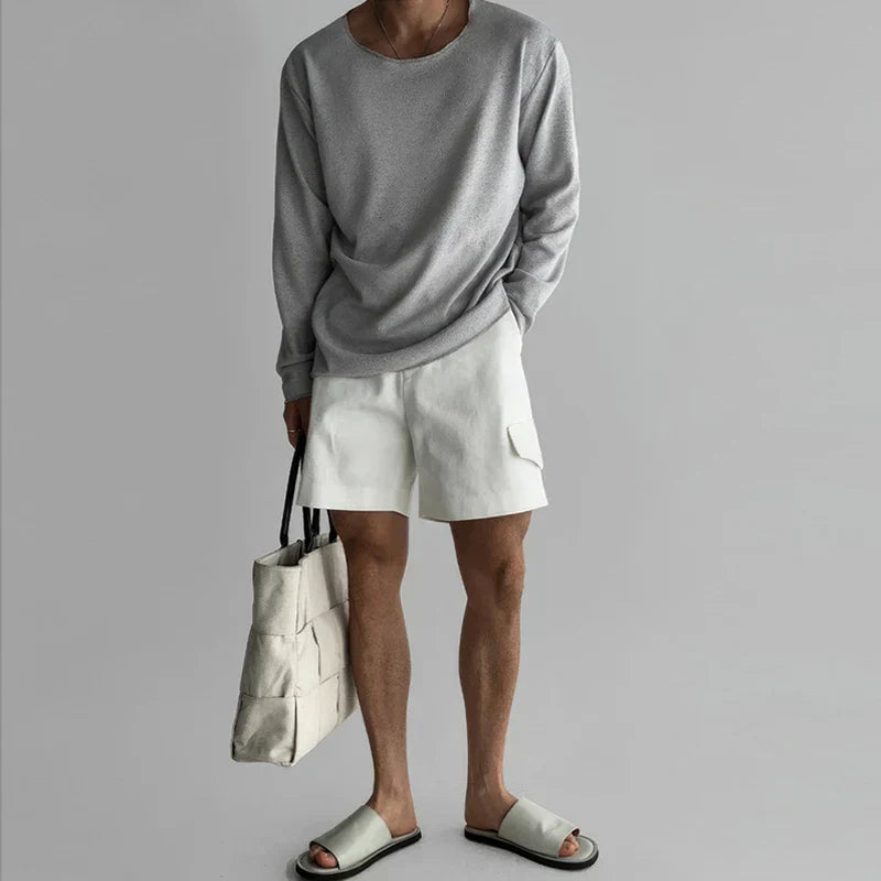 Men's Lightweight Breathable Knit Shirt for Comfortable Wear