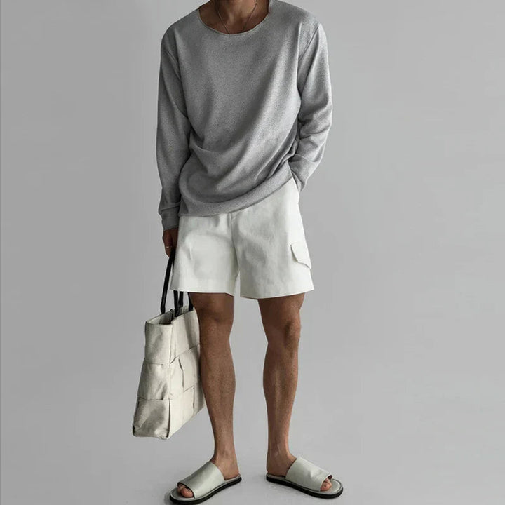 Men's Lightweight Breathable Knit Shirt for Comfortable Wear