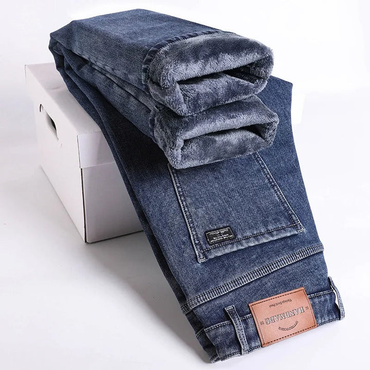 Men's Comfortable Winter Jeans for Ultimate Warmth and Style