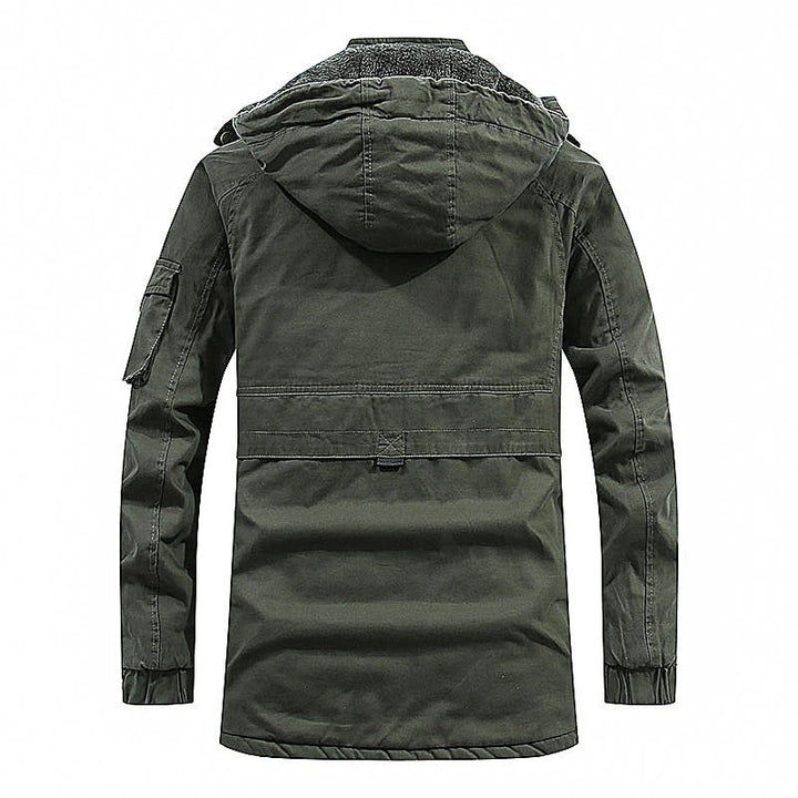 Men's Hooded Jacket with Sherpa Lining for Ultimate Comfort