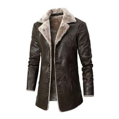 Men's winter jacket with Sherpa lining for ultimate warmth