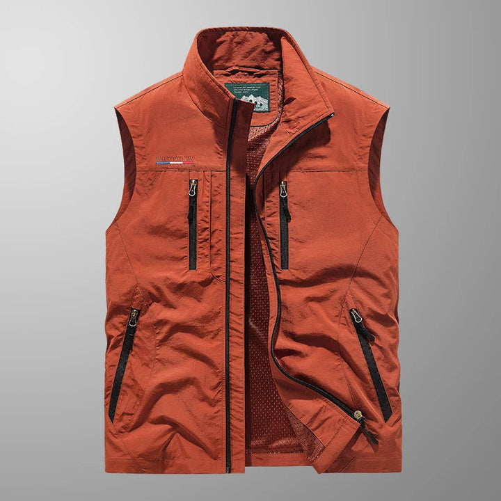 Men's Lightweight Multi-Pocket Vest for Comfort and Style