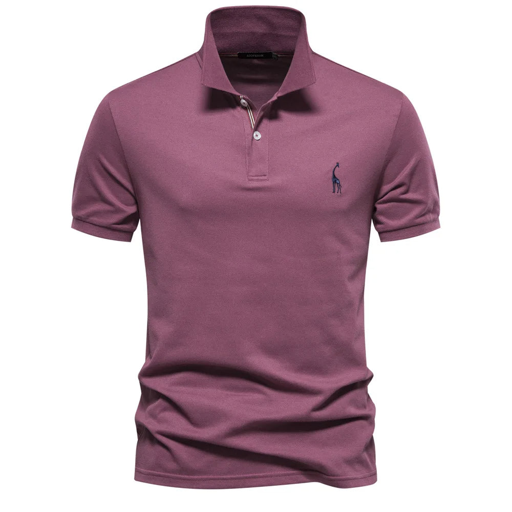 Men's Classic Polo Shirt with Embroidery - Timeless Style & Detail