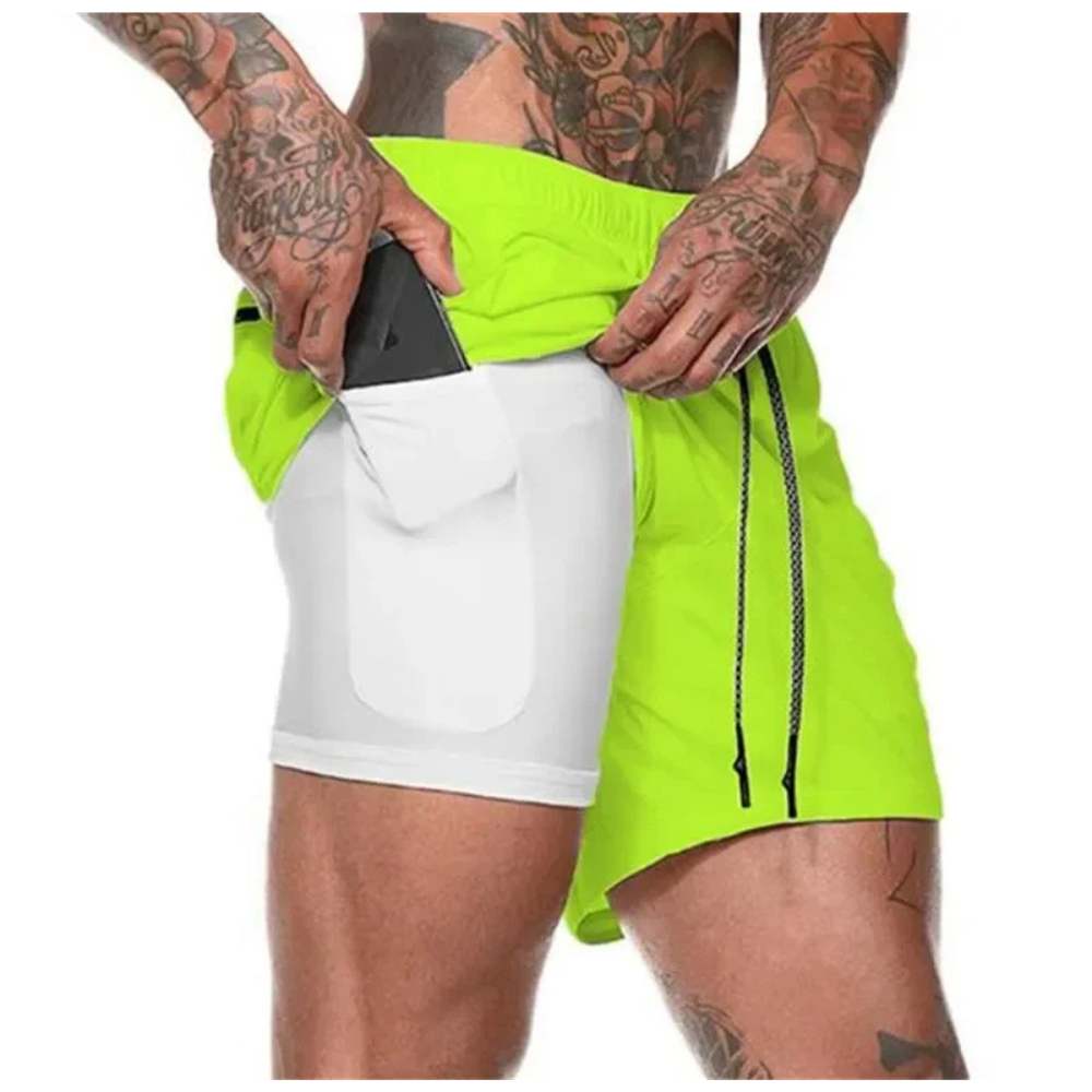 Men's 2-in-1 Sport Shorts – Designed for Performance and Comfort