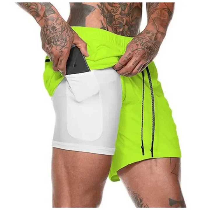 Men's 2-in-1 Sport Shorts – Designed for Performance and Comfort