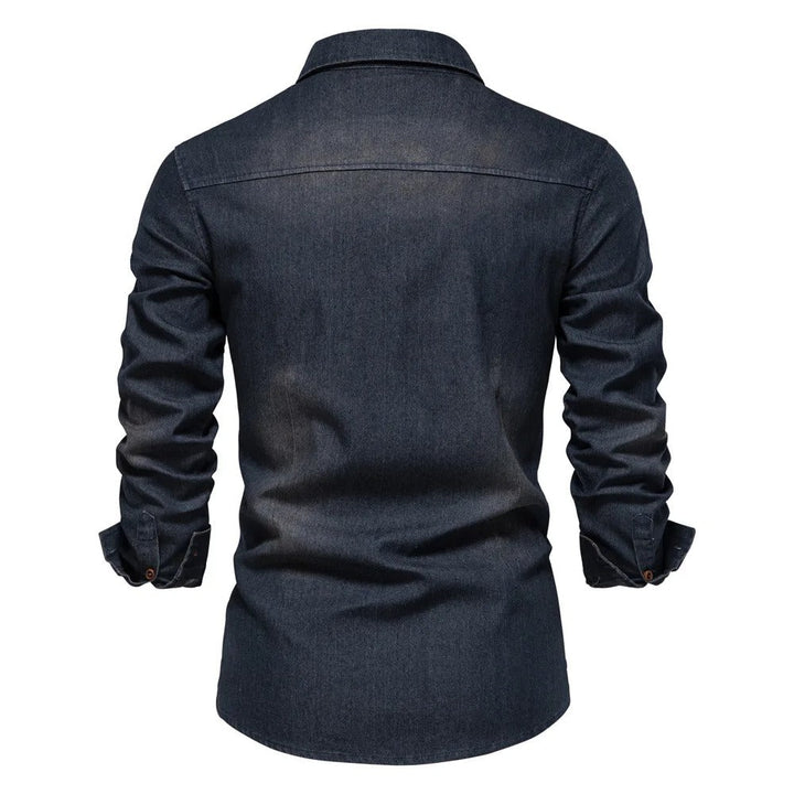 Men's Western Style Denim Shirt