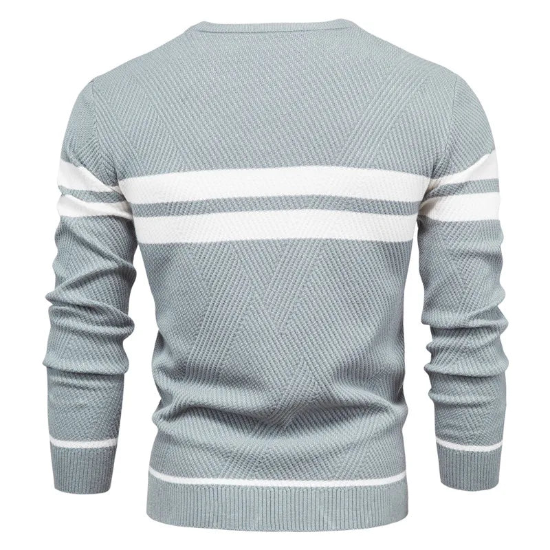 Men's coarse knit sweater