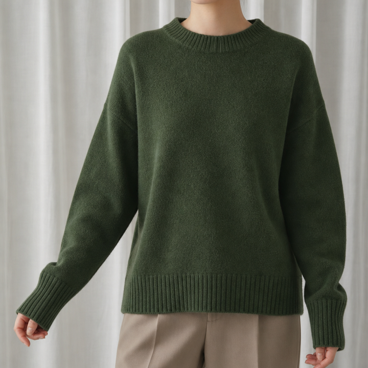 Women's Soft Mock Neck Sweater
