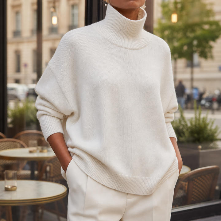 Women's Oversized Turtleneck Sweater