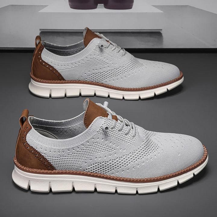 Men's Orthopedic Breathable Oxford Sneakers for Comfort and Support