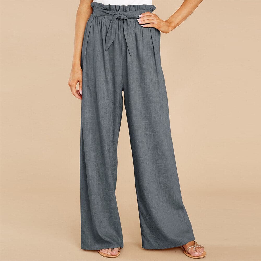 Women's Elegant High-Waisted Wide Leg Pants