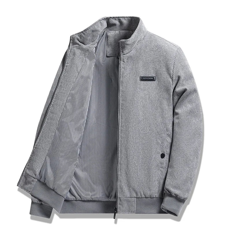 Men's Lightweight Casual Corduroy Cotton-Padded Work Jacket