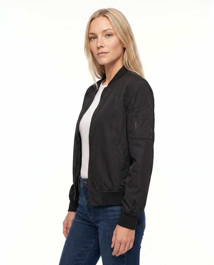 Women's Lightweight Casual Bomber Jacket for Everyday Wear