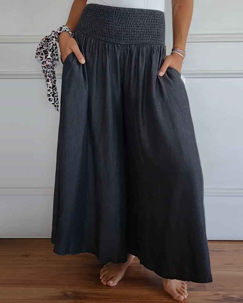 Women's Timeless Elegant Wide Leg Everyday Pants