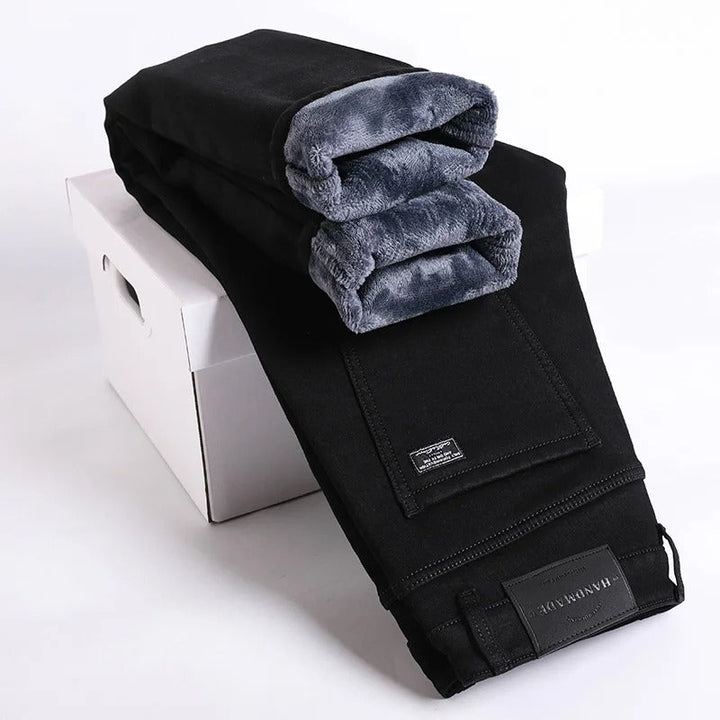 Men's Comfortable Winter Jeans for Ultimate Warmth and Style