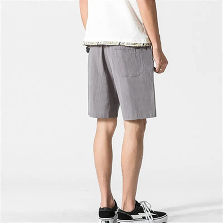 Men's Casual Summer Shorts with Tunnel Train Design