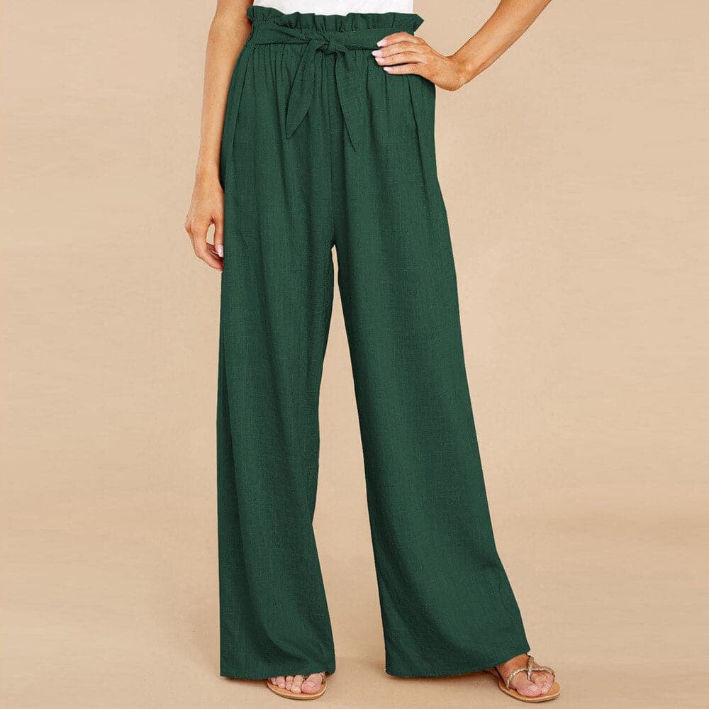 Women's Elegant High-Waisted Wide Leg Pants