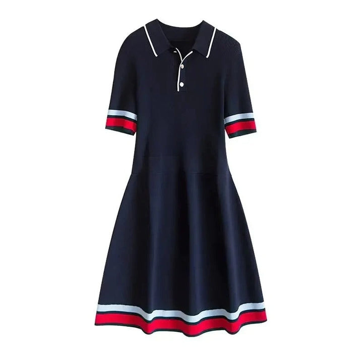 Women's Polo Dress with Half Sleeves for Casual Style