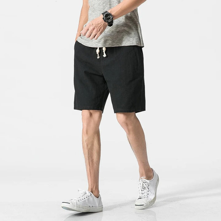 Men's Casual Summer Shorts with Tunnel Train Design